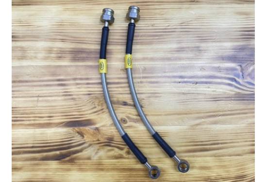 Комплект армированных тормозных шлангов для Suzuki Jimny 1998-2018 под боди-лифт 40-50 мм (2 шт.)