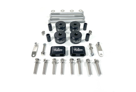 Комплект проставок Ironman над задним подрамником Subaru Forester 2019+, Outback 2015+, XV Crosstrek 2018+ под лифт до 50 мм 