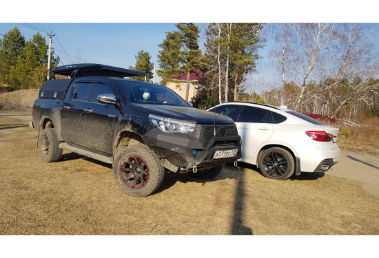 Пружины передние усиленные Ironman для Toyota Hilux 2015+, Toyota 4Runner/Surf (210/280), Toyota LC Prado 150 2009+ лифт до 45 мм 50-110 кг