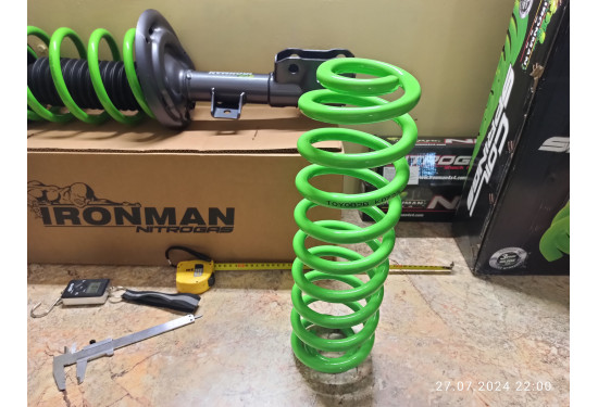 Пружины задние усиленные Ironman для Toyota RAV4 2019+ лифт до 50 мм нагрузка 0-200 кг