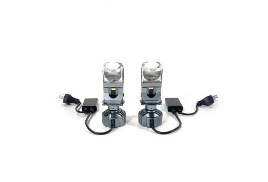 Светодиодные мини LED лампы линзы H4 35W 5000К