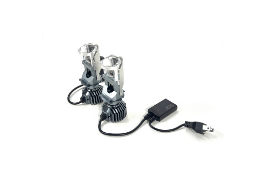 Светодиодные мини LED лампы линзы H4 35W 5000К