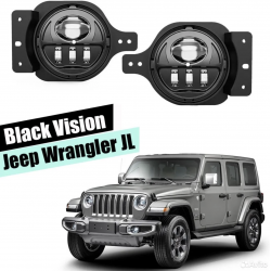 Светодиодные противотуманные LED фары для Jeep Wrangler JK 2007-2018