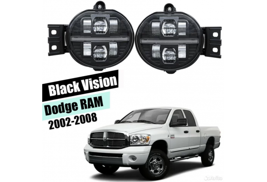 Светодиодные противотуманные LED фары для Dodge Ram 2002-2008