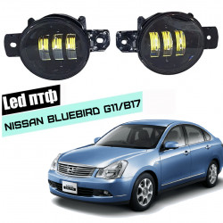 Светодиодные противотуманные LED фары для Nissan Bluebird Sylphy G11/B17 2005-2018