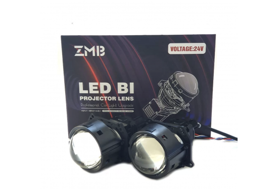 Светодиодные LED линзы в фары Lightbay Bi-Led Universe 3.0 дюйма 5500K 24В ближний/дальний