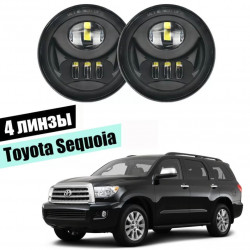 Светодиодные противотуманные LED фары для Toyota Sequoia 2008-2017