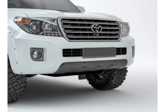 Накладка переднего бампера для Toyota Land Cruiser 200 2012-2015