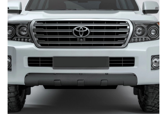 Накладка переднего бампера для Toyota Land Cruiser 200 2012-2015