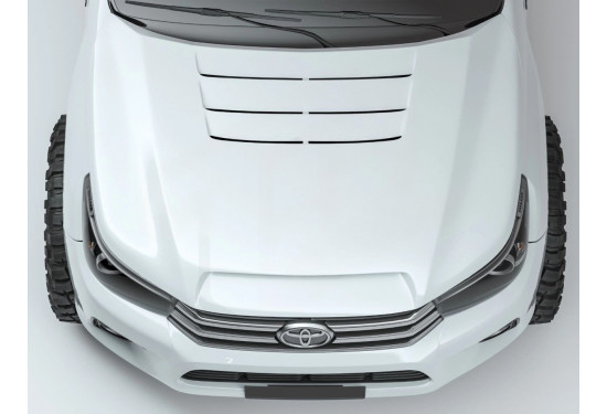 Пластиковый капот Toyota Hilux 2015+