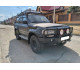 Бампер силовой передний OJ серии "ТРОФИ" для Toyota Land Cruiser 80 с кенгурином и ПТФ