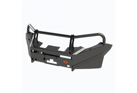 Бампер силовой передний OJ серии "ТУРИЗМ" для Mitsubishi L200 V 2015-2019 с кенгурином