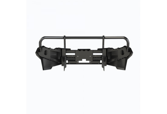 Бампер силовой передний OJ серии "ТУРИЗМ" для Mitsubishi L200 V 2015-2019 с кенгурином