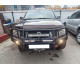 Бампер силовой передний OJ серии "ТРОФИ" для Nissan Navara D40 / Pathfinder R51 2010-2015 с кенгурином и противотуманными фарами