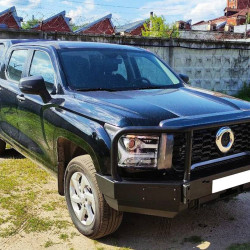 Бампер силовой передний OJ серии "ТУРИЗМ" для Great Wall Poer KingKong 2021+ с кенгурином