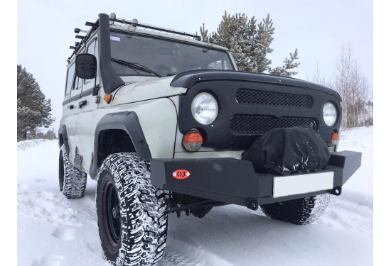 Бампер силовой передний OJ серии "ТУРИЗМ" для УАЗ Хантер