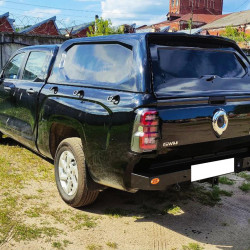 Бампер силовой задний OJ серии "ТУРИЗМ" для Great Wall Poer KingKong 2021+ с квадратом под фаркоп