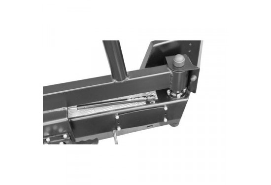 Бампер силовой задний OJ серии "ТРОФИ" для УАЗ Патриот с площадкой под лебедку и калиткой под запаску