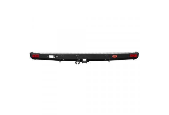 Бампер силовой задний OJ серии "ТУРИЗМ" для ГАЗ Соболь 4х4 (221717, 22177, 27527) с квадратом под фаркоп