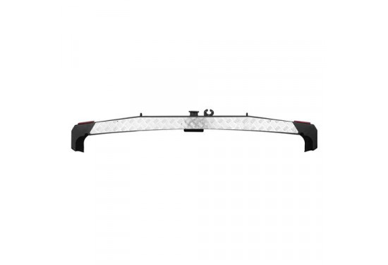 Бампер силовой задний OJ серии "ТУРИЗМ" для ГАЗ Соболь 4х4 (221717, 22177, 27527) с квадратом под фаркоп