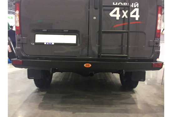 Бампер силовой задний OJ серии "ТУРИЗМ" для ГАЗ Соболь 4х4 (221717, 22177, 27527)