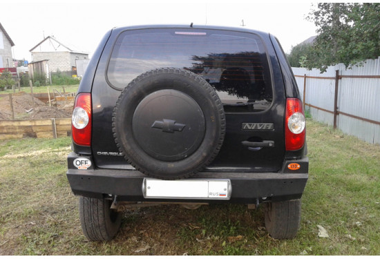Бампер силовой задний OJ серии "ТУРИЗМ" для Chevrolet NIVA