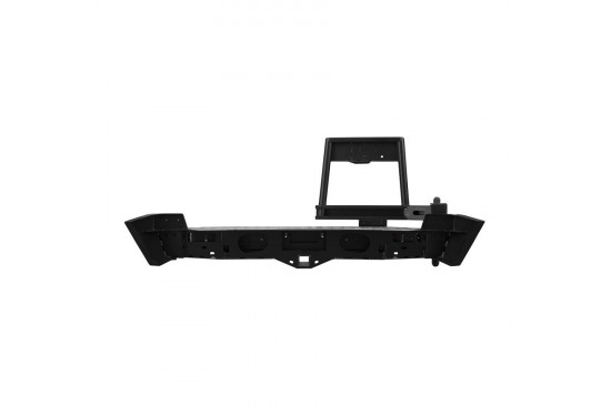 Бампер силовой задний OJ серии "ТРОФИ" для Chevrolet NIVA с калиткой под запаску и квадратом под фаркоп