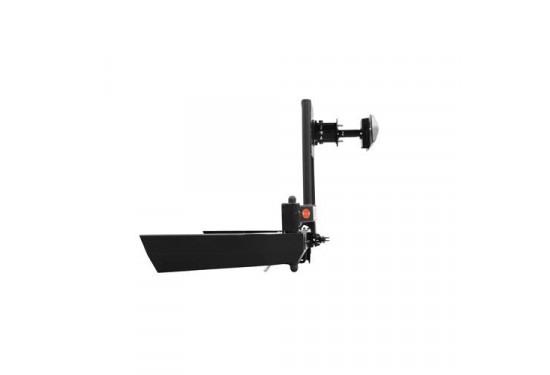 Бампер силовой задний OJ серии "ТРОФИ" для Mitsubishi Pajero Sport 2 с калиткой под запаску и квадратом под фаркоп