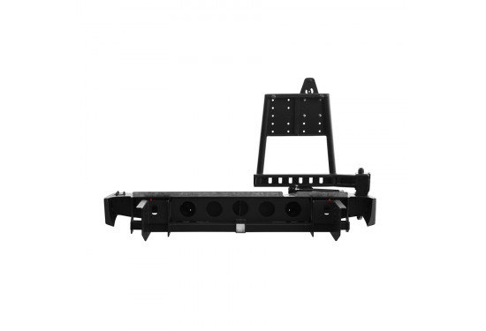 Бампер силовой задний OJ серии "ТРОФИ" для Great Wall Wingle 5 / Wingle 7 с калиткой под запаску и квадратом под фаркоп