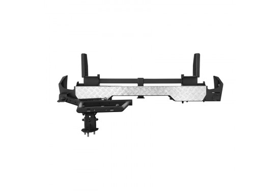 Бампер силовой задний OJ серии "ТРОФИ" для Great Wall Wingle 5 / Wingle 7 с калиткой под запаску и квадратом под фаркоп