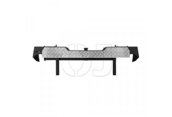 Бампер силовой задний OJ серии "ТРОФИ" для Nissan Navara D40 2010-2015 с квадратом под фаркоп