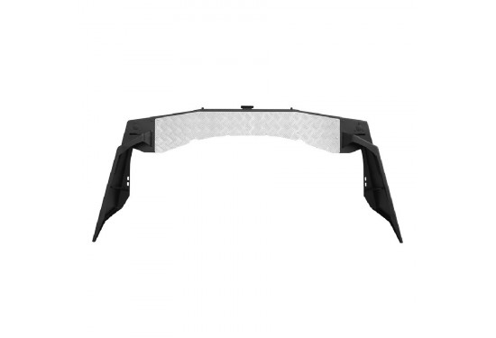 Бампер силовой задний OJ серии "ТРОФИ" для SsangYong Kyron 2007-2016 с квадратом под фаркоп