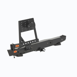 Бампер силовой задний OJ серии "ТРОФИ" для Sollers ST6 и JAC T6 с калиткой под запаску