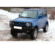 Бампер силовой передний OJ серии "ТРОФИ" для Suzuki Jimny 2005-2012 с кенгурином и местами под ПТФ