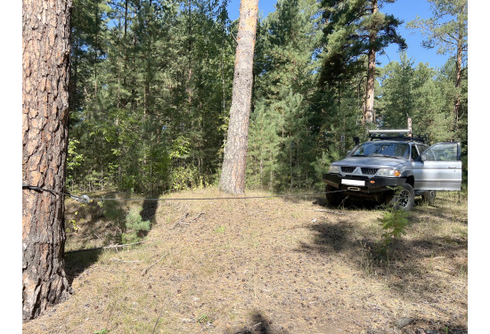 Бампер силовой передний OJ серии "ТУРИЗМ" для Mitsubishi Pajero Sport I 2004-2009