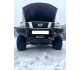 Бампер силовой передний OJ серии "ТРОФИ" для Nissan Navara D40 / Pathfinder R51 2010-2015 с противотуманными фарами