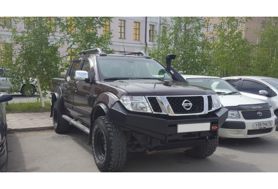 Бампер силовой передний OJ серии "ТУРИЗМ" для Nissan Navara D40 / Pathfinder R51 2010-2015