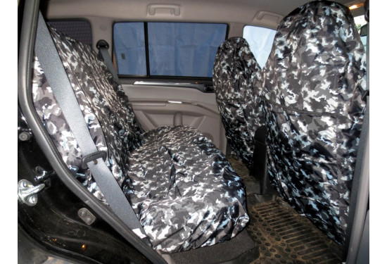 Грязезащитные чехлы на весь салон (серый камуфляж)
