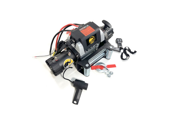 Лебедка электрическая 12V PRO-TOP 12500 lbs / 5670 кг стальной трос