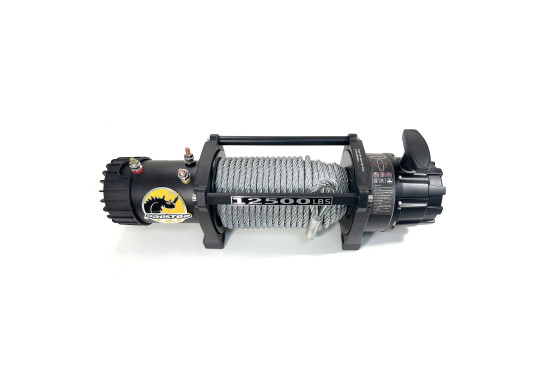 Лебедка электрическая 12V PRO-TOP 12500 lbs / 5670 кг стальной трос