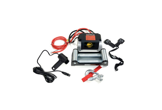 Лебедка электрическая 12V PRO-TOP 12500 lbs / 5670 кг стальной трос