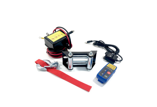 Лебедка электрическая 12V PRO-TOP 3000 lbs / 1361 кг стальной трос