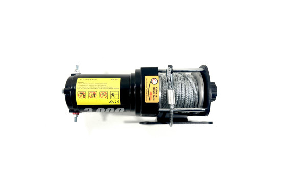 Лебедка электрическая 12V PRO-TOP 3000 lbs / 1361 кг стальной трос