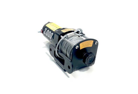 Лебедка электрическая 12V PRO-TOP 3000 lbs / 1361 кг стальной трос