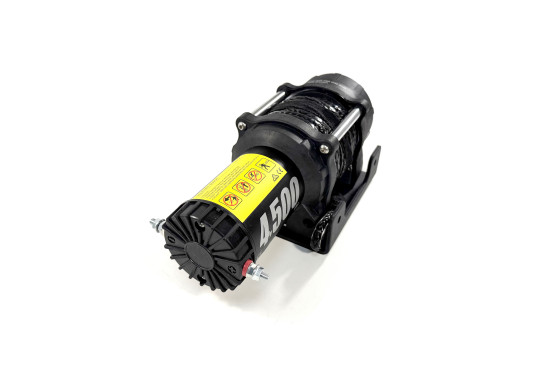 Лебедка электрическая 12V PRO-TOP 4500 lbs / 2040 кг синтетический трос