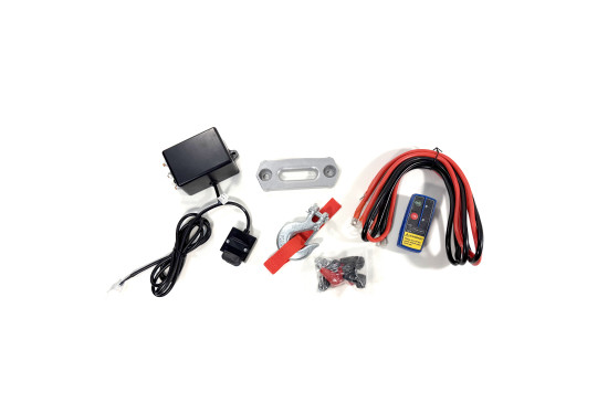 Лебедка электрическая 12V PRO-TOP 4500 lbs / 2040 кг синтетический трос