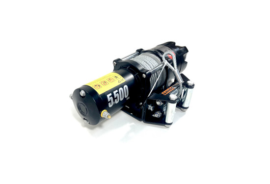 Лебедка электрическая 12V PRO-TOP 5500 lbs / 2495 кг стальной трос