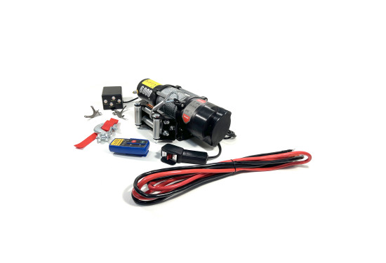 Лебедка электрическая 12V PRO-TOP 6000 lbs / 2722 кг стальной трос