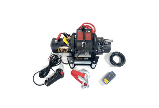 Лебедка электрическая 12V PRO-TOP 8000 lbs / 3630 кг стальной трос