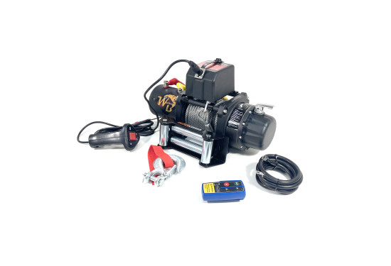 Лебедка электрическая 12V PRO-TOP 8000 lbs / 3630 кг стальной трос